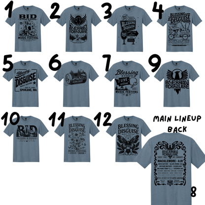 Poster Lineup Tee - BID 2026