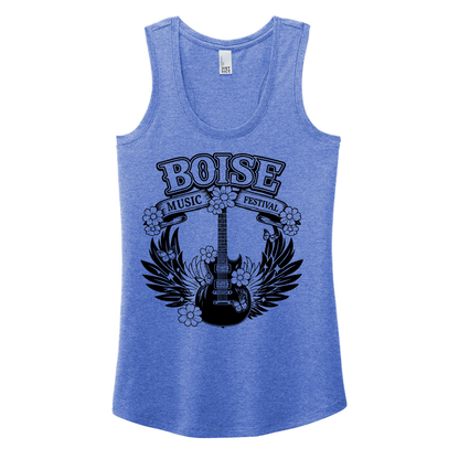 BMF 2026 - District® Women’s Perfect Tri® Racerback Tank - ROYAL FROST