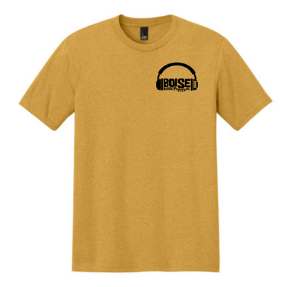 BMF 2026 - District® Perfect Tri® Tee - OCHRE YELLOW HEATHER