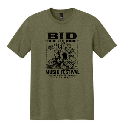 BID 2026 - District® Perfect Tri® Tee - MILITARY GREEN FROST