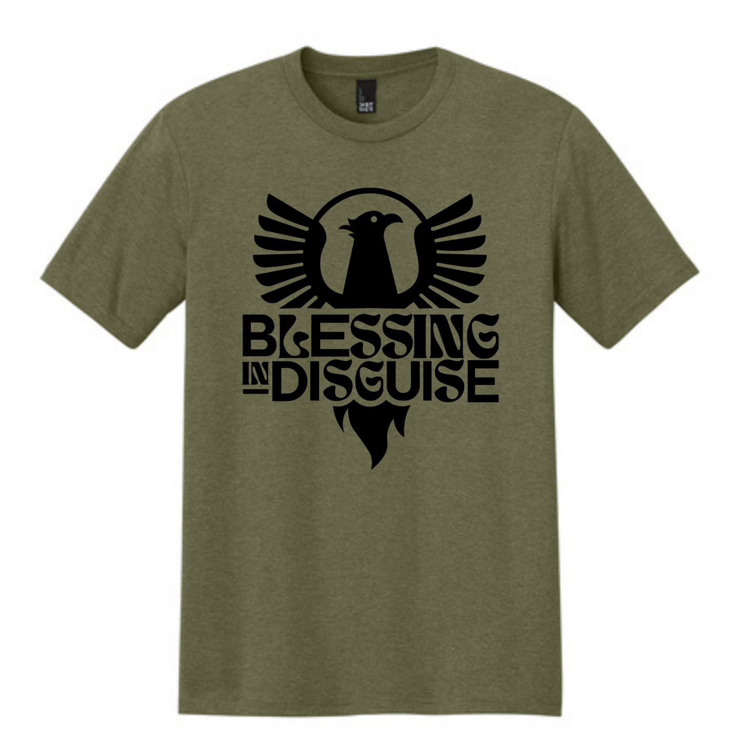 BID 2026 - District® Perfect Tri® Tee - MILITARY GREEN FROST