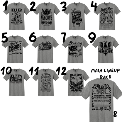 Poster Lineup Tee - BID 2026