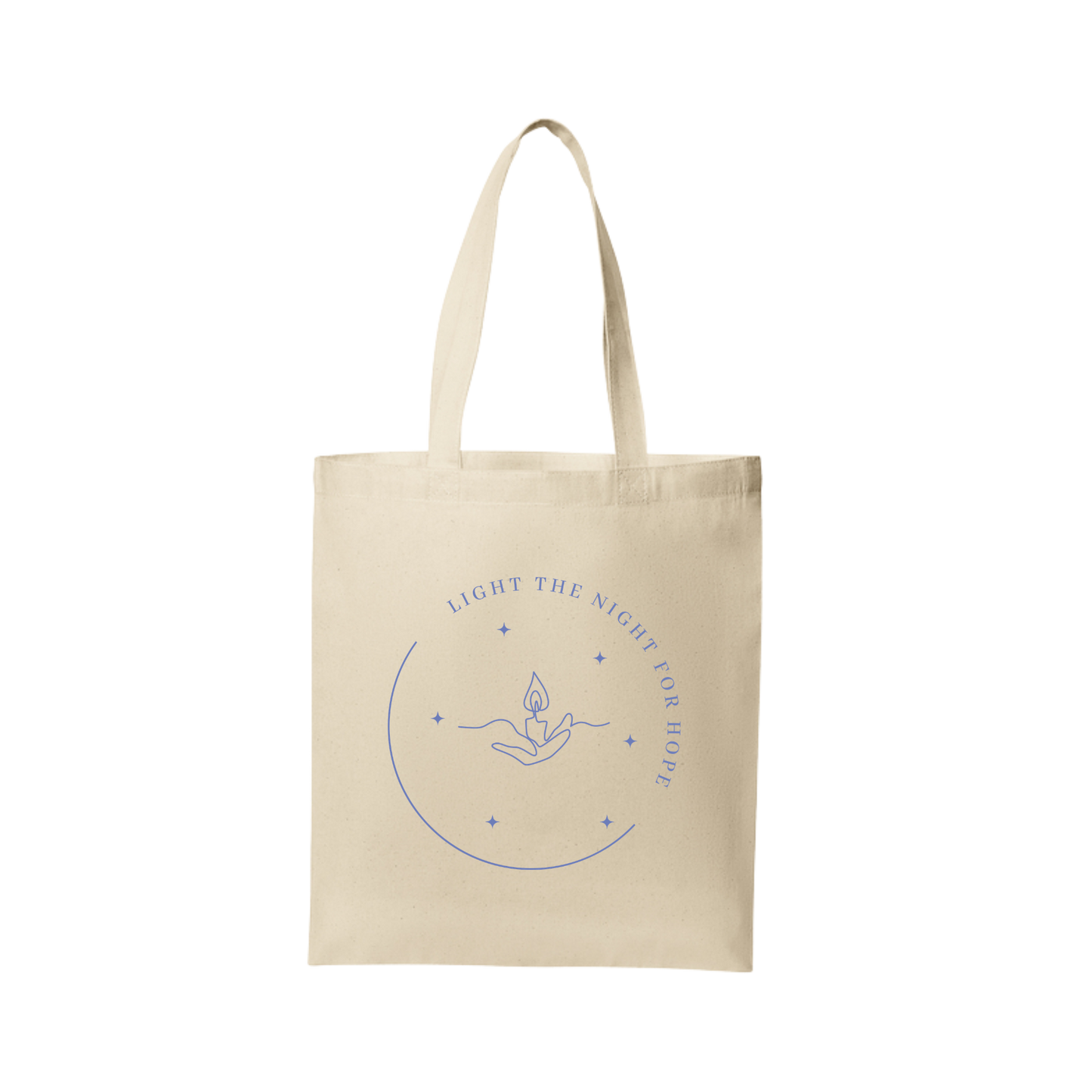 Light the Night for Hope - Core Cotton Tote - Natural