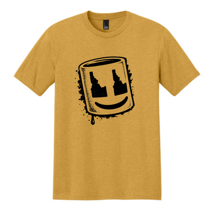 BMF 2026 - District® Perfect Tri® Tee - OCHRE YELLOW HEATHER