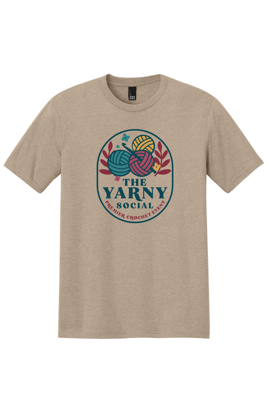 Yarny Social - Short Sleeve Tee - Desert Tan Heather