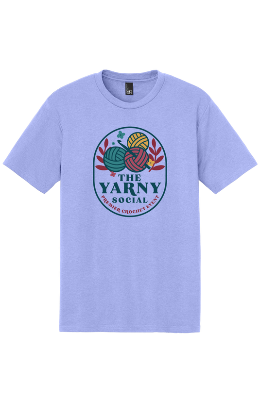 Yarny Social - Short Sleeve Tee - Soft Lilac