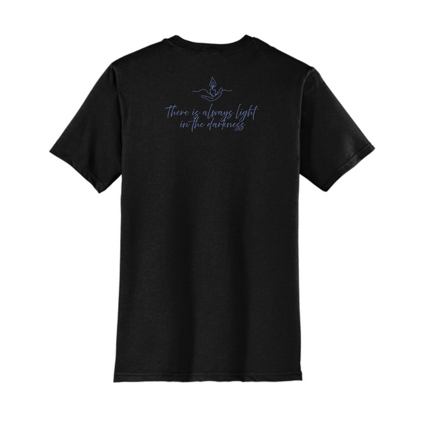 Light the Night for Hope - Short Sleeve Tee - Black