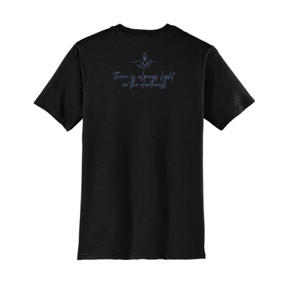 Light the Night for Hope - Short Sleeve Tee - Black