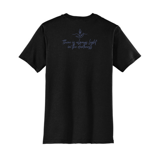 Light the Night for Hope - Short Sleeve Tee - Black