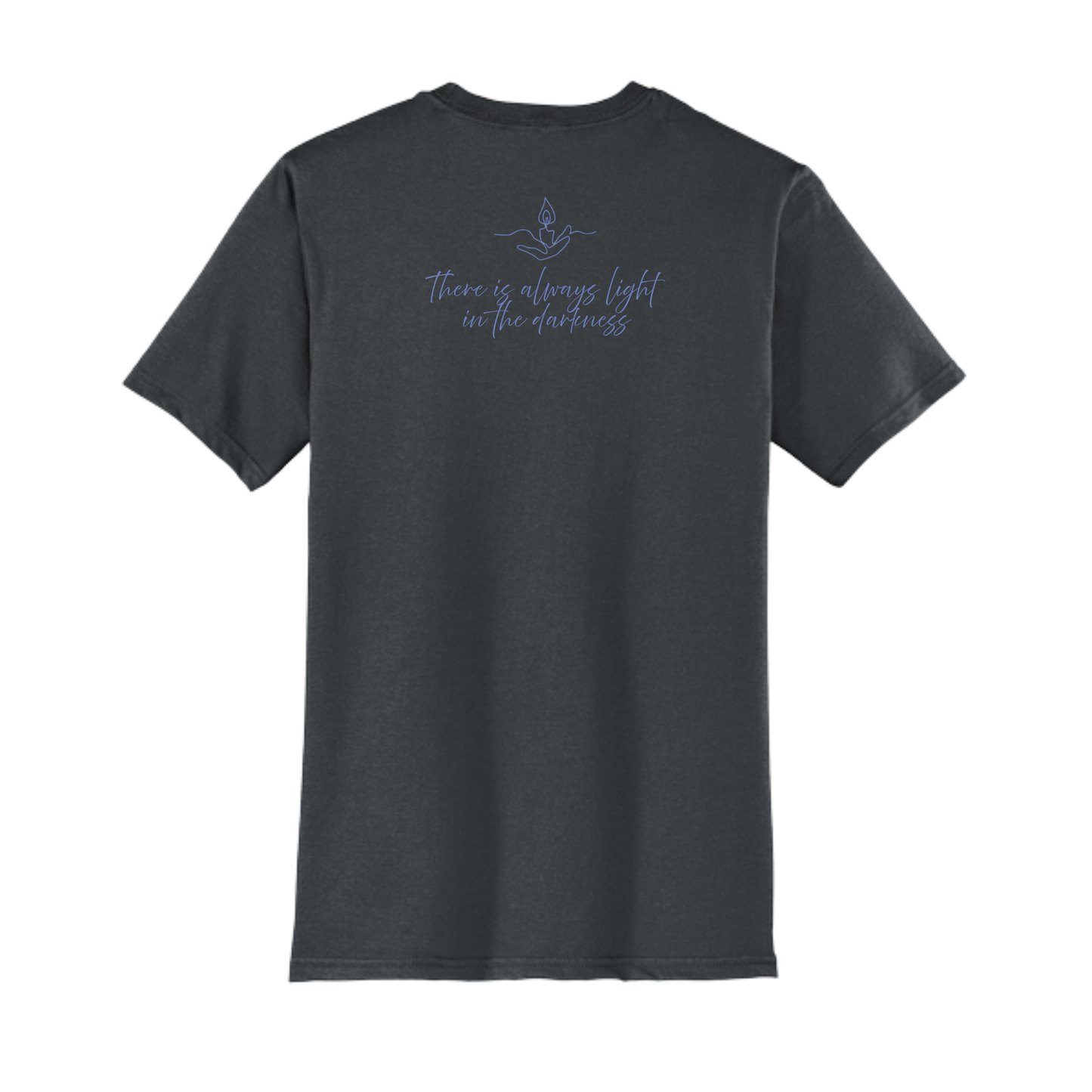 Light the Night for Hope - Short Sleeve Tee - Heather Charcoal