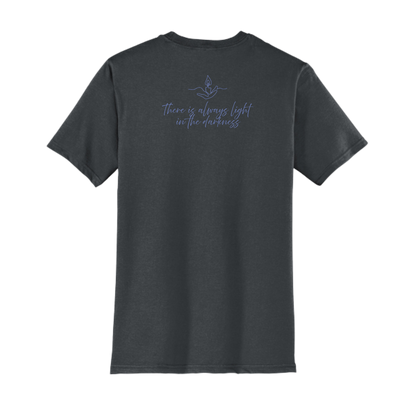 Light the Night for Hope - Short Sleeve Tee - Heather Charcoal