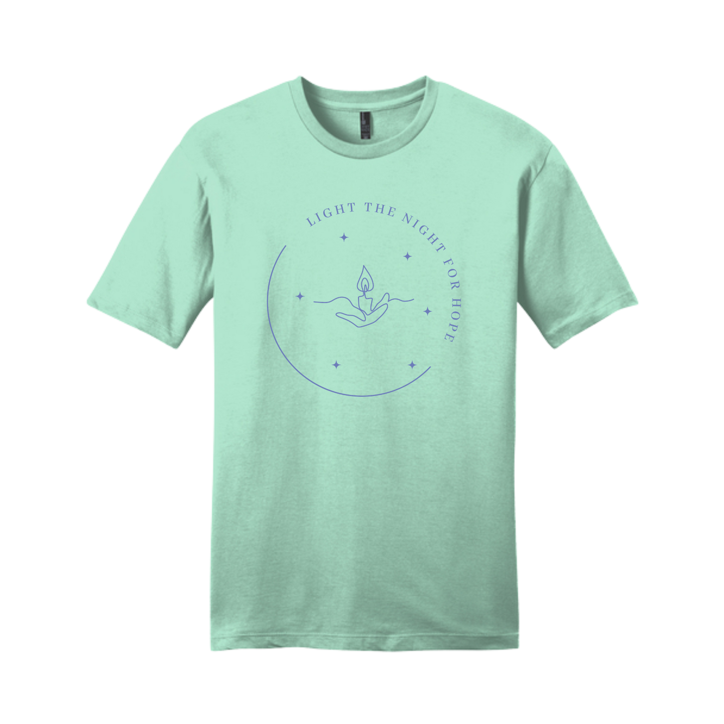 Light the Night for Hope - Short Sleeve Tee - Mint