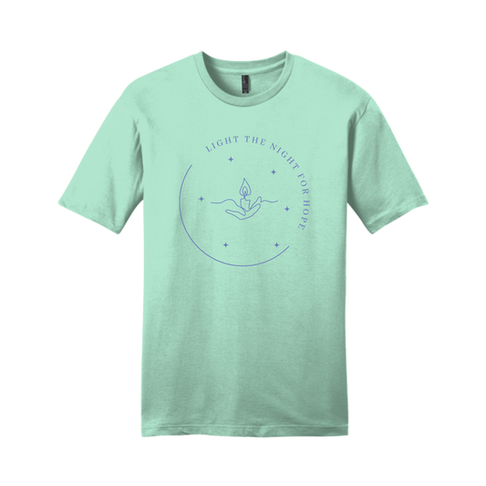 Light the Night for Hope - Short Sleeve Tee - Mint