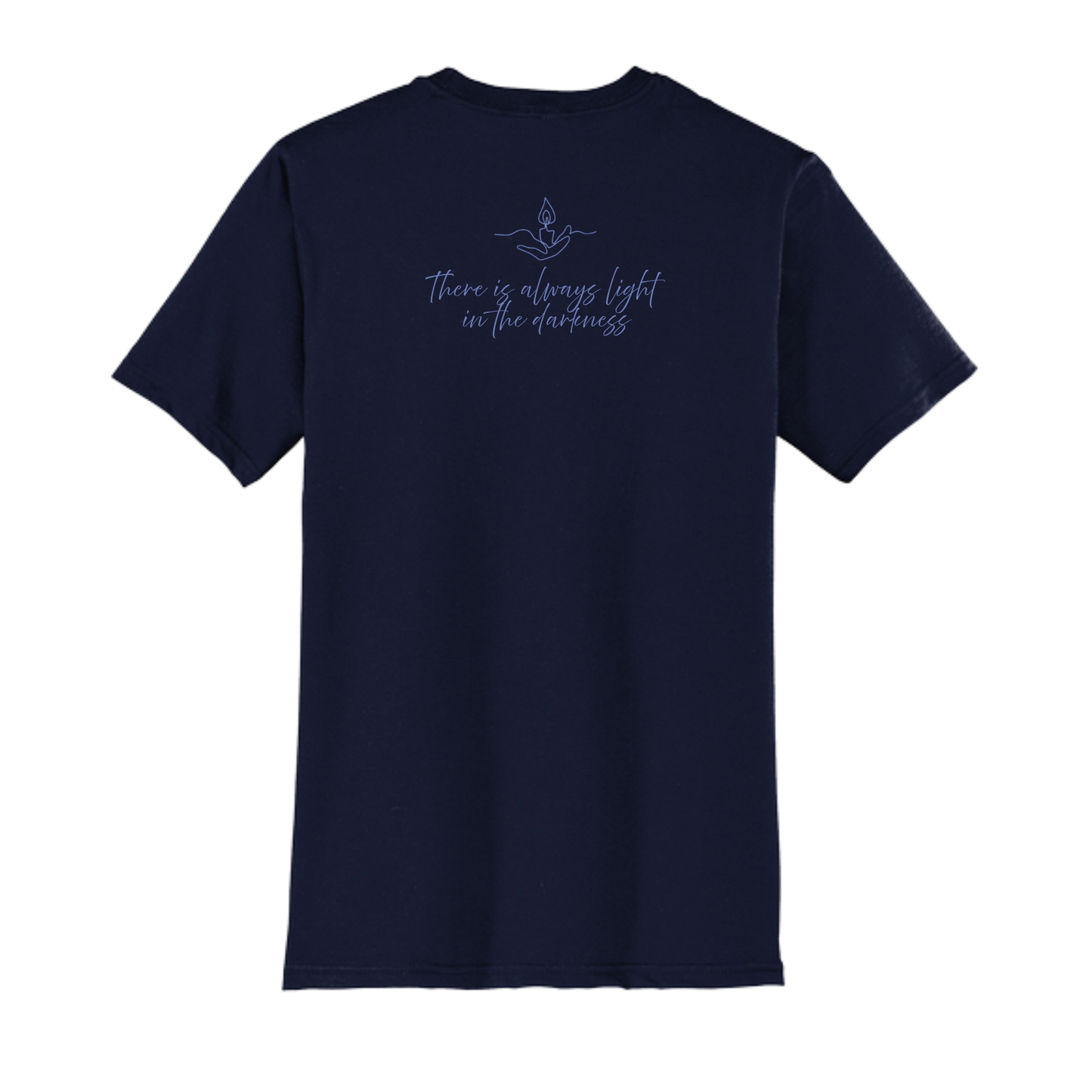 Light the Night for Hope - Short Sleeve Tee - New Navy