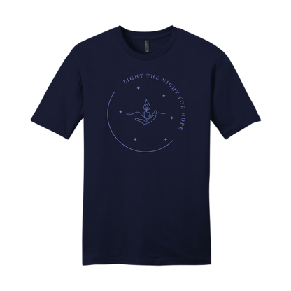 Light the Night for Hope - Short Sleeve Tee - New Navy