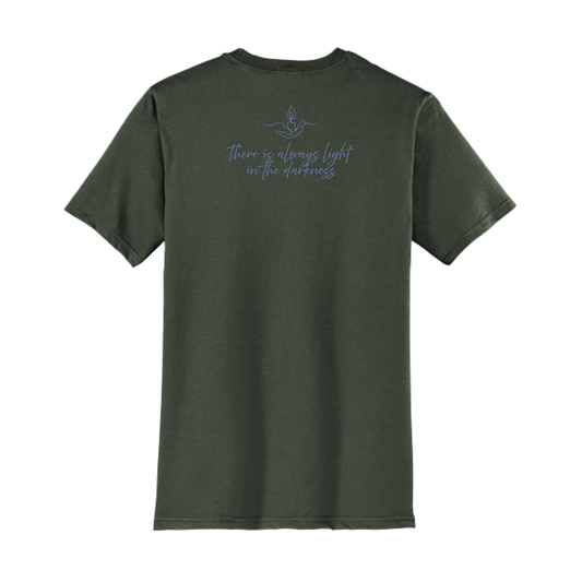 Light the Night for Hope - Short Sleeve Tee - Olive