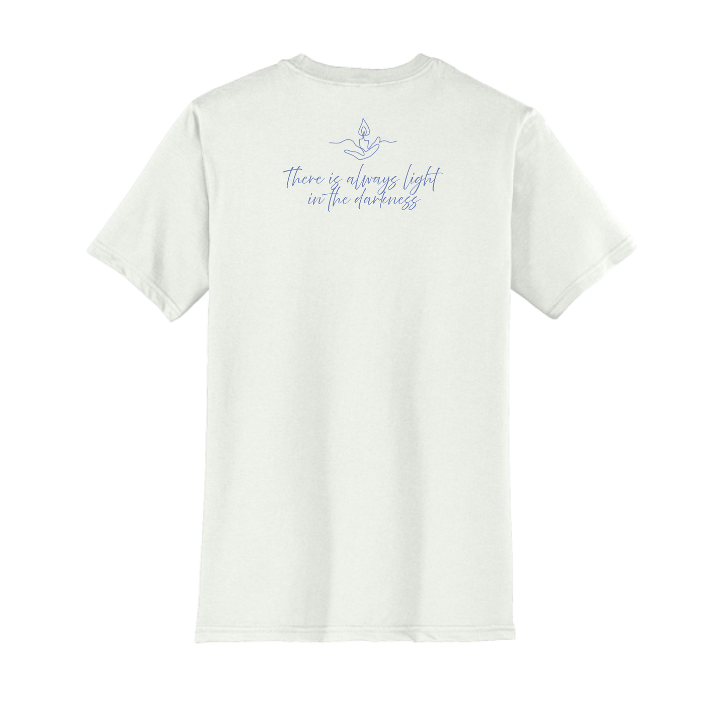 Light the Night for Hope - Short Sleeve Tee - White Smoke