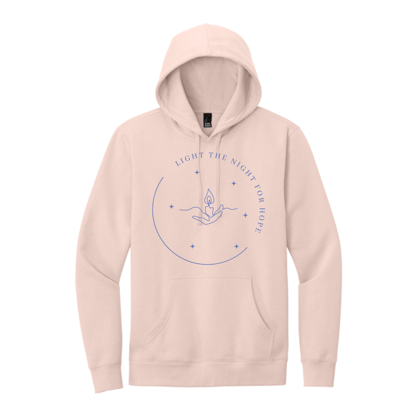 Light the Night for Hope - Hoodie - Rosewater Pink