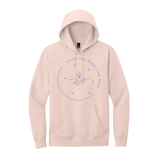 Light the Night for Hope - Hoodie - Rosewater Pink