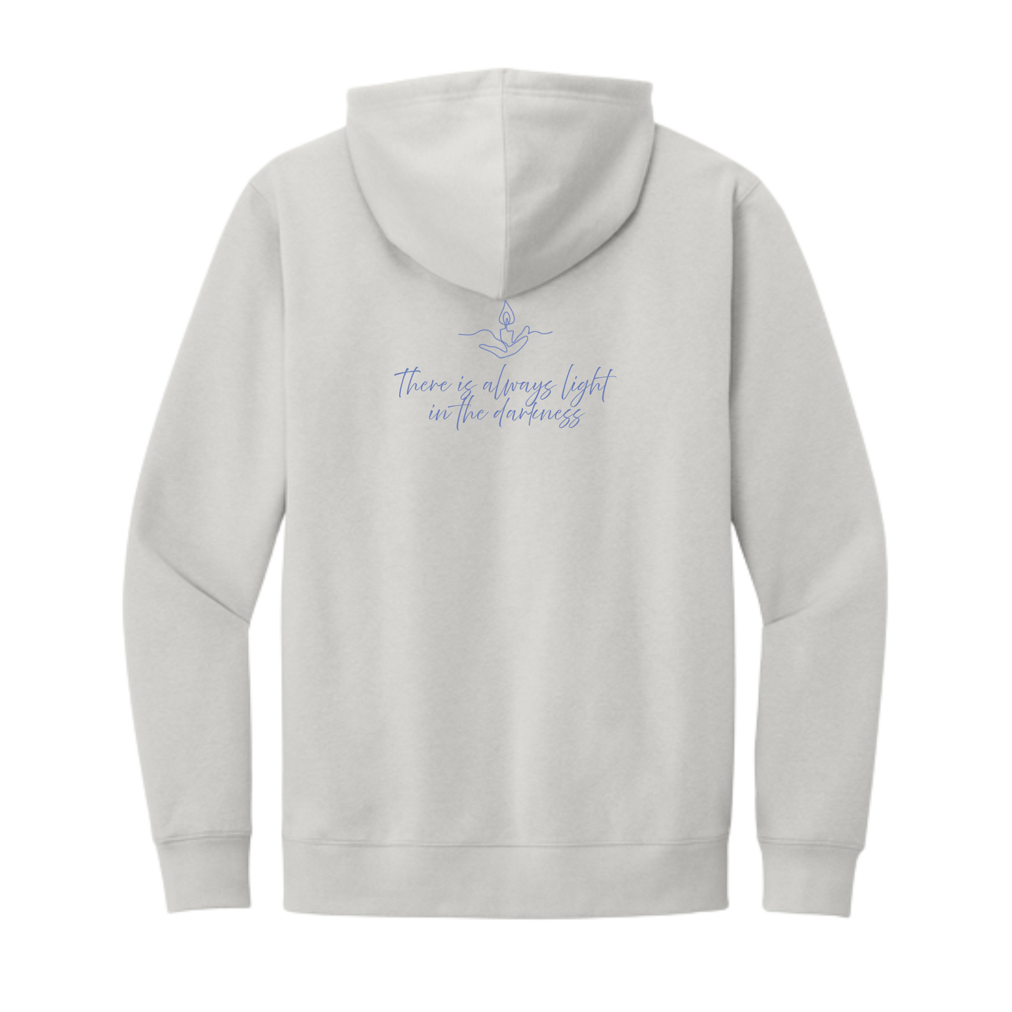Light the Night for Hope - Hoodie - White Smoke