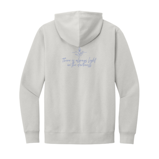 Light the Night for Hope - Hoodie - White Smoke