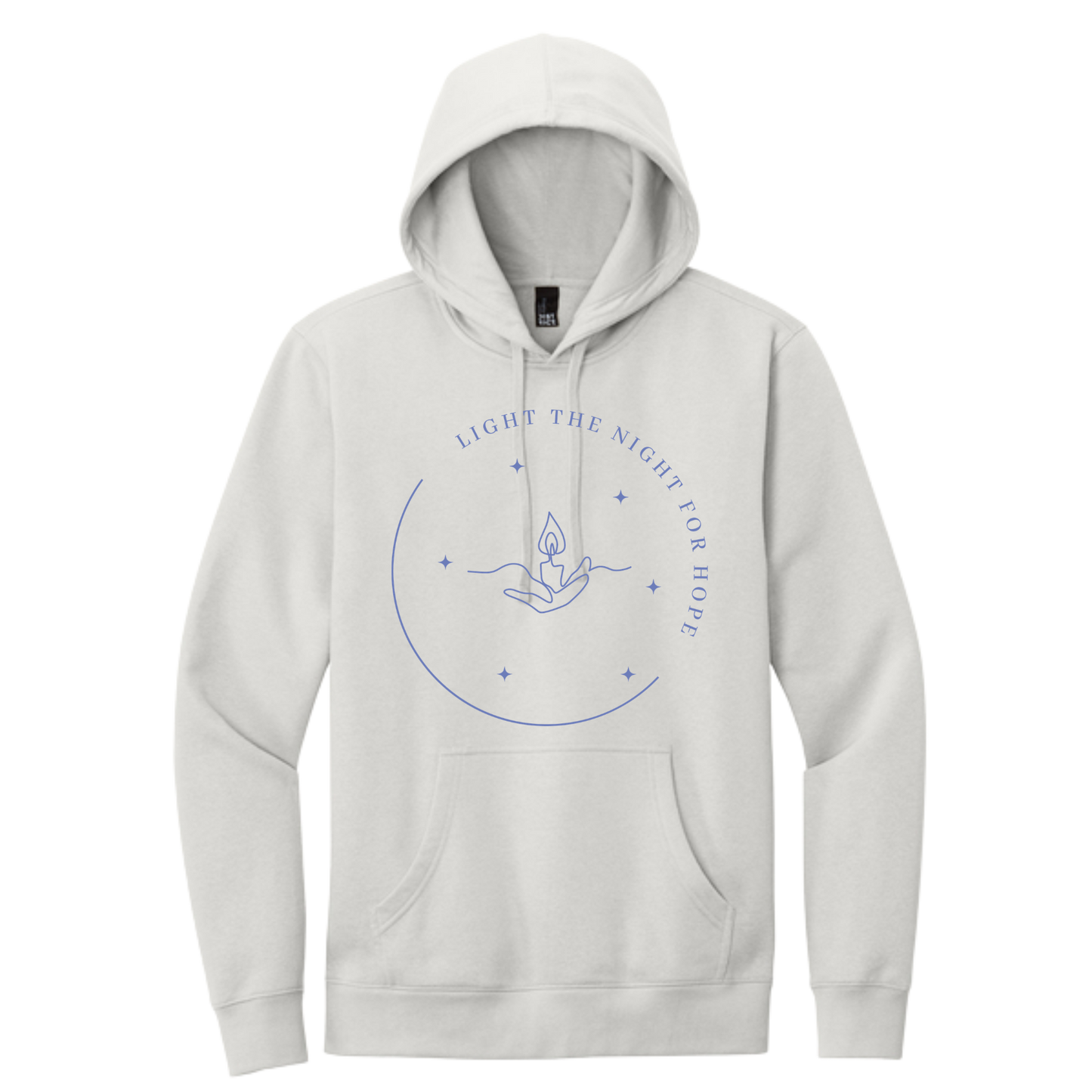 Light the Night for Hope - Hoodie - White Smoke