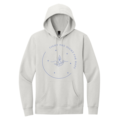 Light the Night for Hope - Hoodie - White Smoke