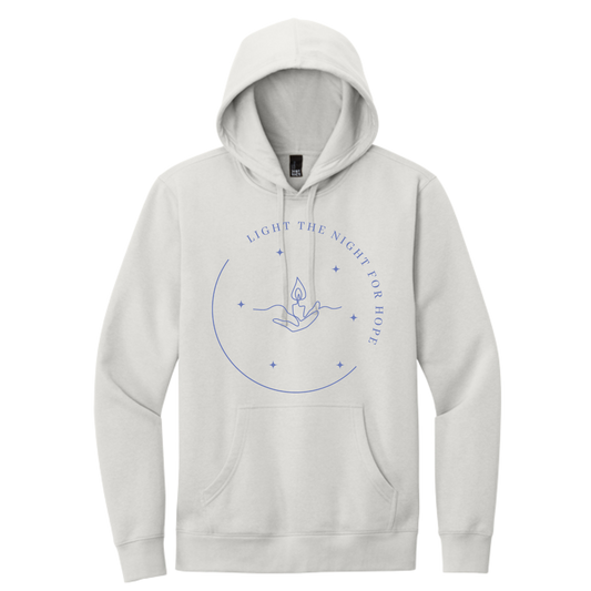 Light the Night for Hope - Hoodie - White Smoke