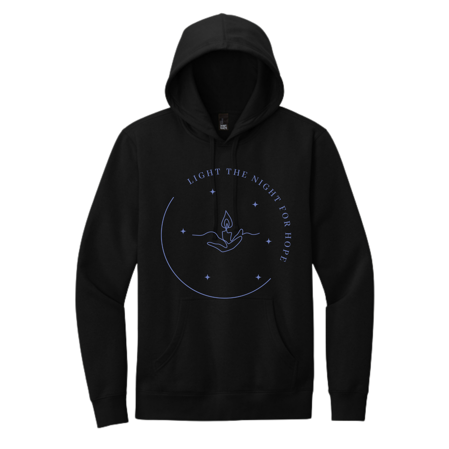Light the Night for Hope - Hoodie - Black