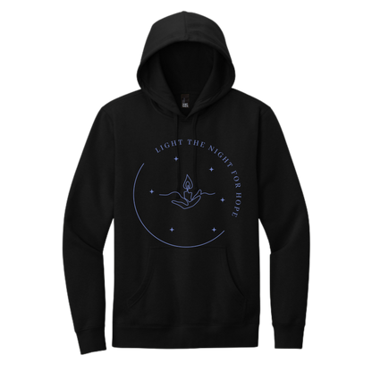Light the Night for Hope - Hoodie - Black