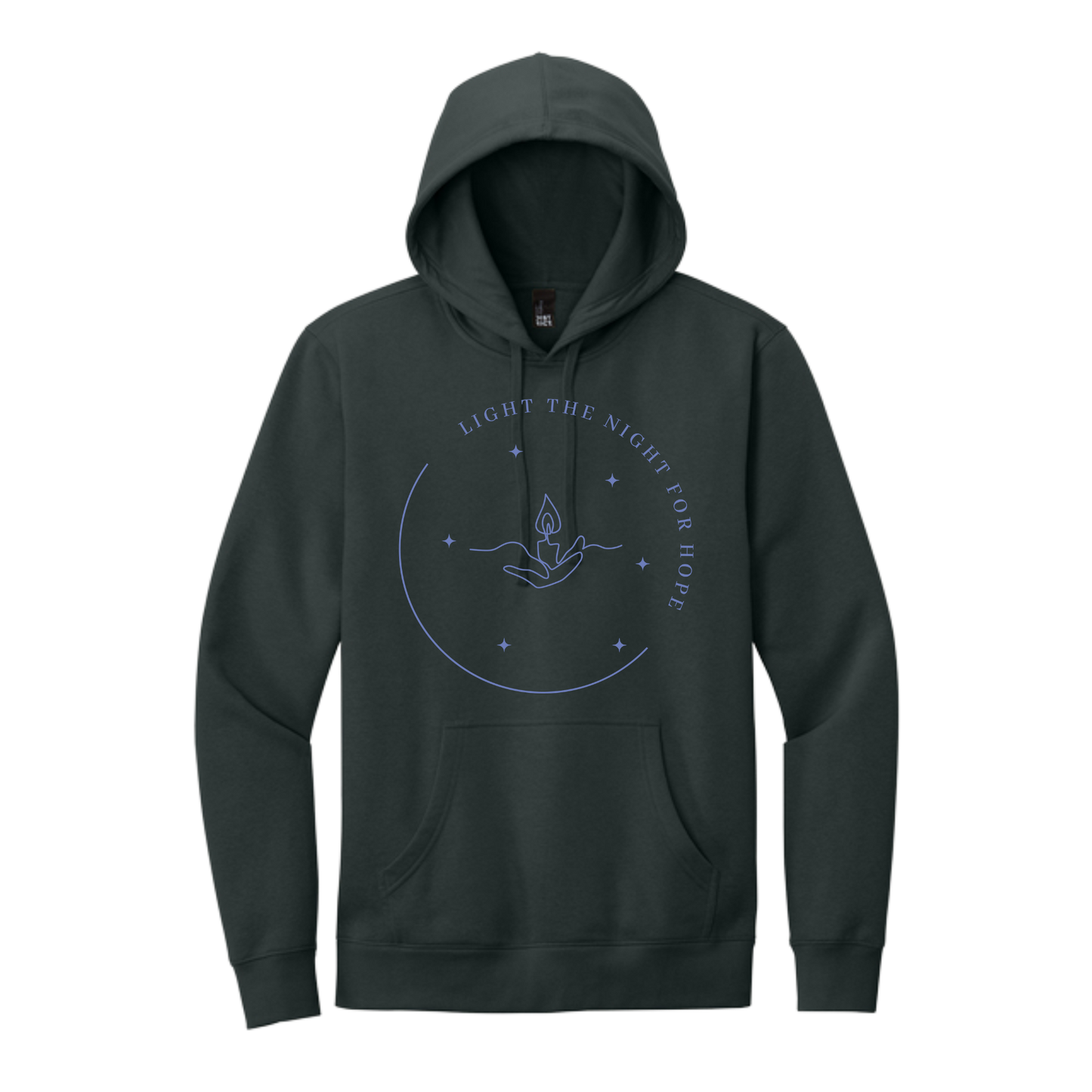 Light the Night for Hope - Hoodie - Charcoal