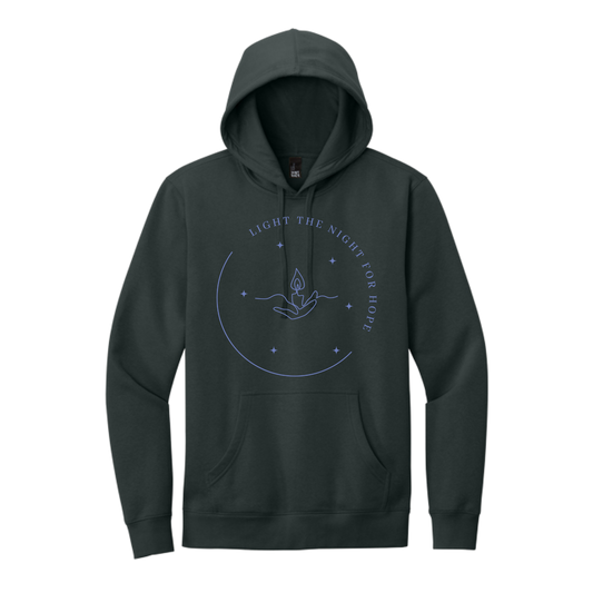 Light the Night for Hope - Hoodie - Charcoal