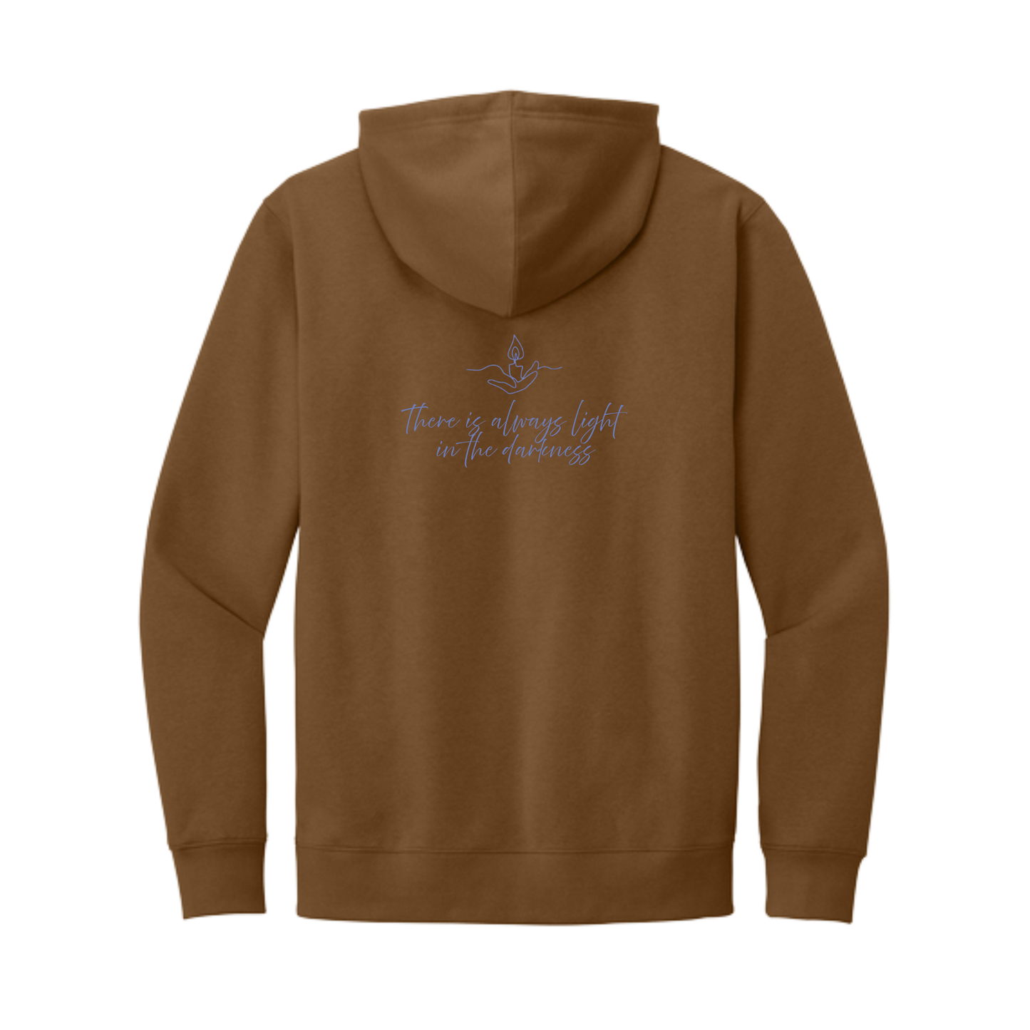 Light the Night for Hope - Hoodie - Duck Brown