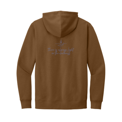 Light the Night for Hope - Hoodie - Duck Brown