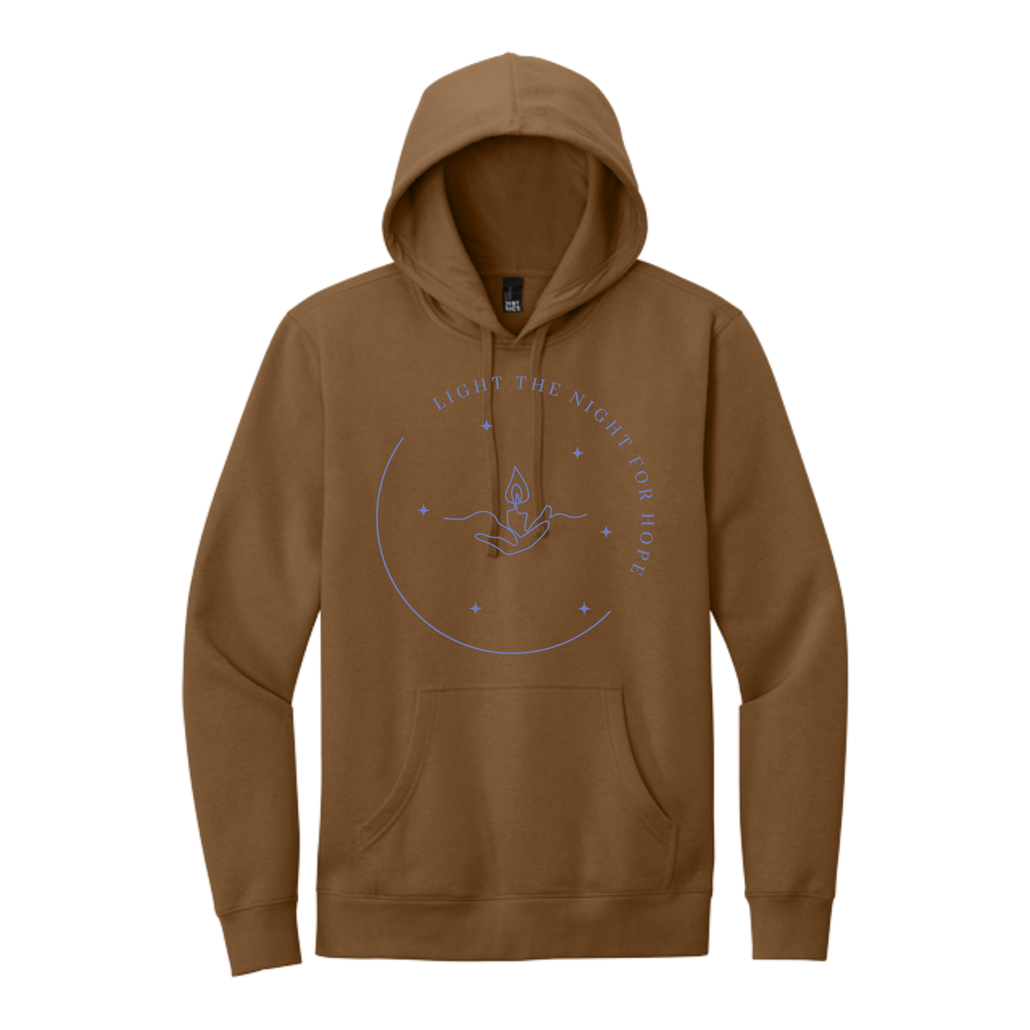 Light the Night for Hope - Hoodie - Duck Brown