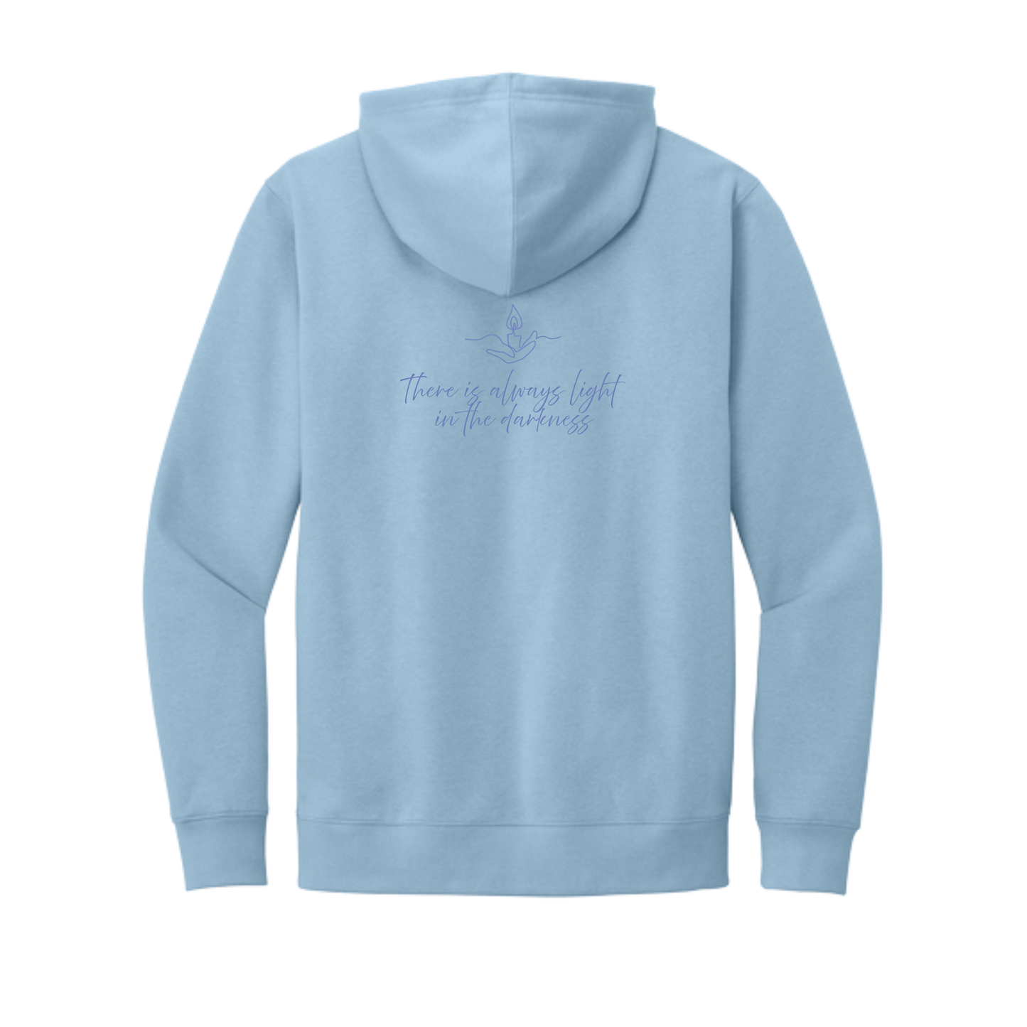 Light the Night for Hope - Hoodie - Ice Blue