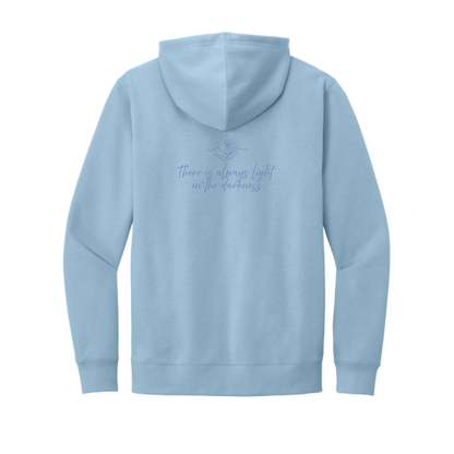 Light the Night for Hope - Hoodie - Ice Blue
