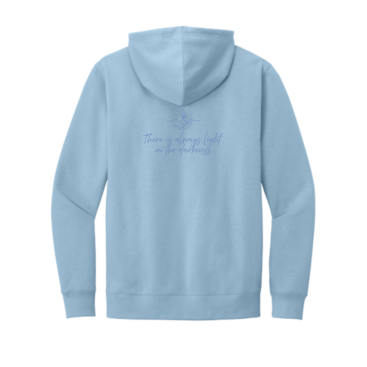 Light the Night for Hope - Hoodie - Ice Blue