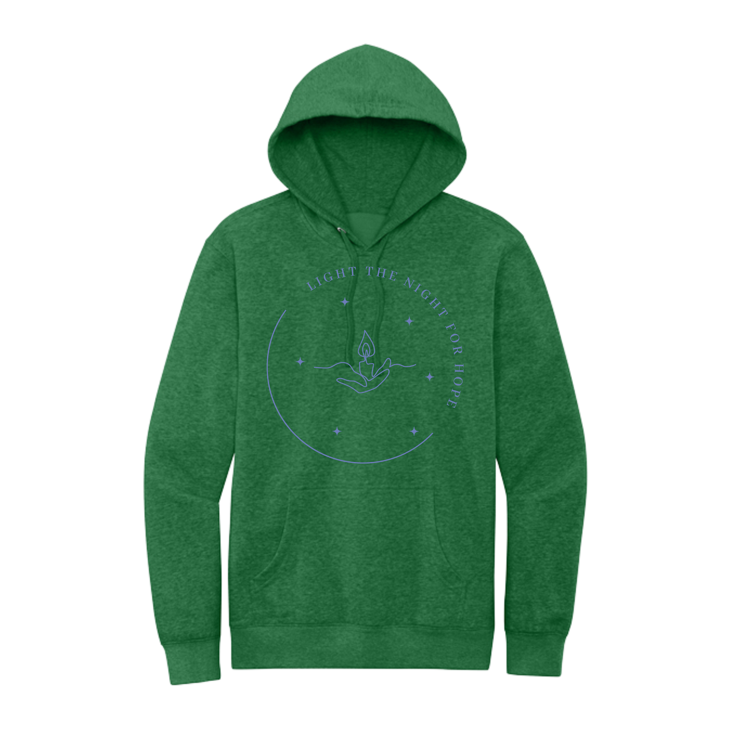 Light the Night for Hope - Hoodie - Kelly Green