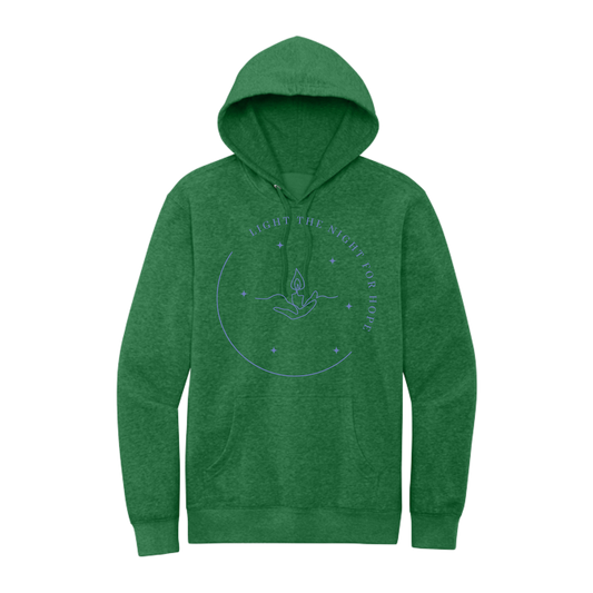 Light the Night for Hope - Hoodie - Kelly Green