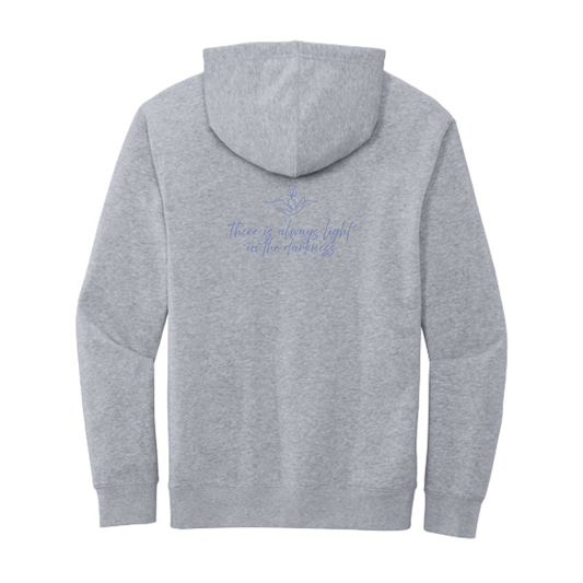 Light the Night for Hope - Hoodie - Light Heather Grey