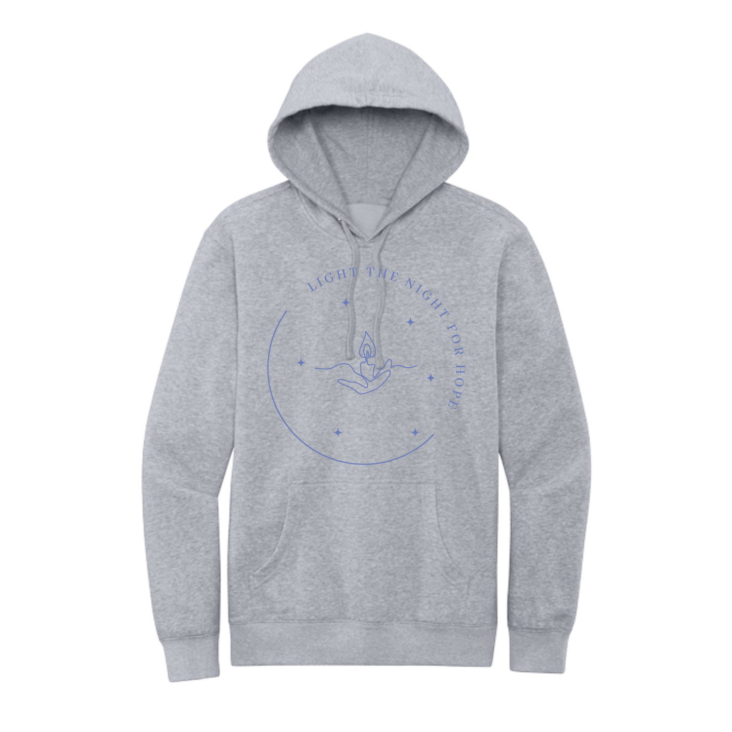 Light the Night for Hope - Hoodie - Light Heather Grey