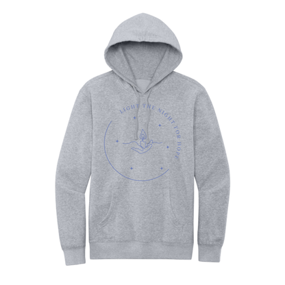 Light the Night for Hope - Hoodie - Light Heather Grey