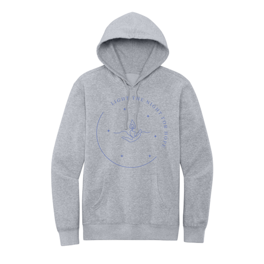 Light the Night for Hope - Hoodie - Light Heather Grey