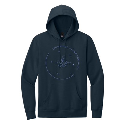 Light the Night for Hope - Hoodie - New Navy