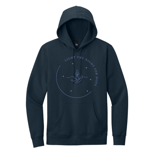 Light the Night for Hope - Hoodie - New Navy