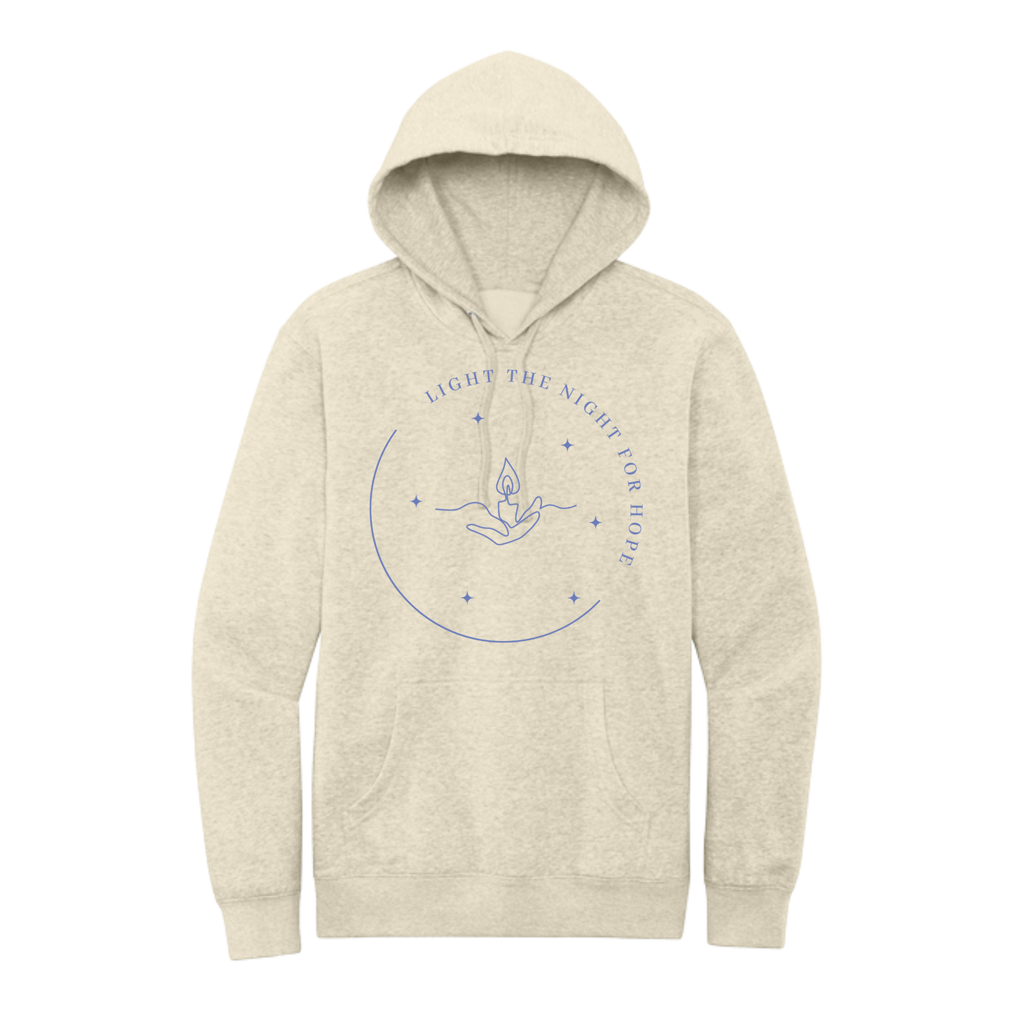 Light the Night for Hope - Hoodie - Oatmeal Heather
