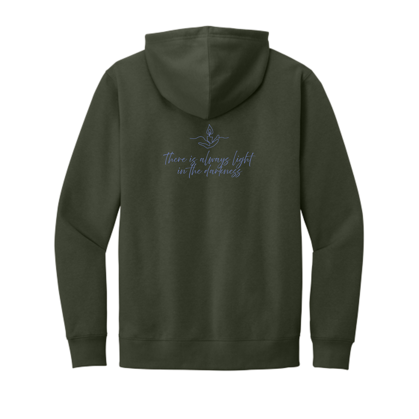 Light the Night for Hope - Hoodie - Olive