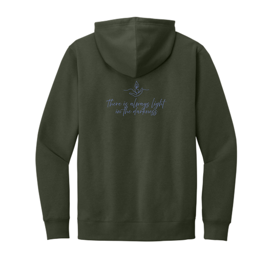Light the Night for Hope - Hoodie - Olive