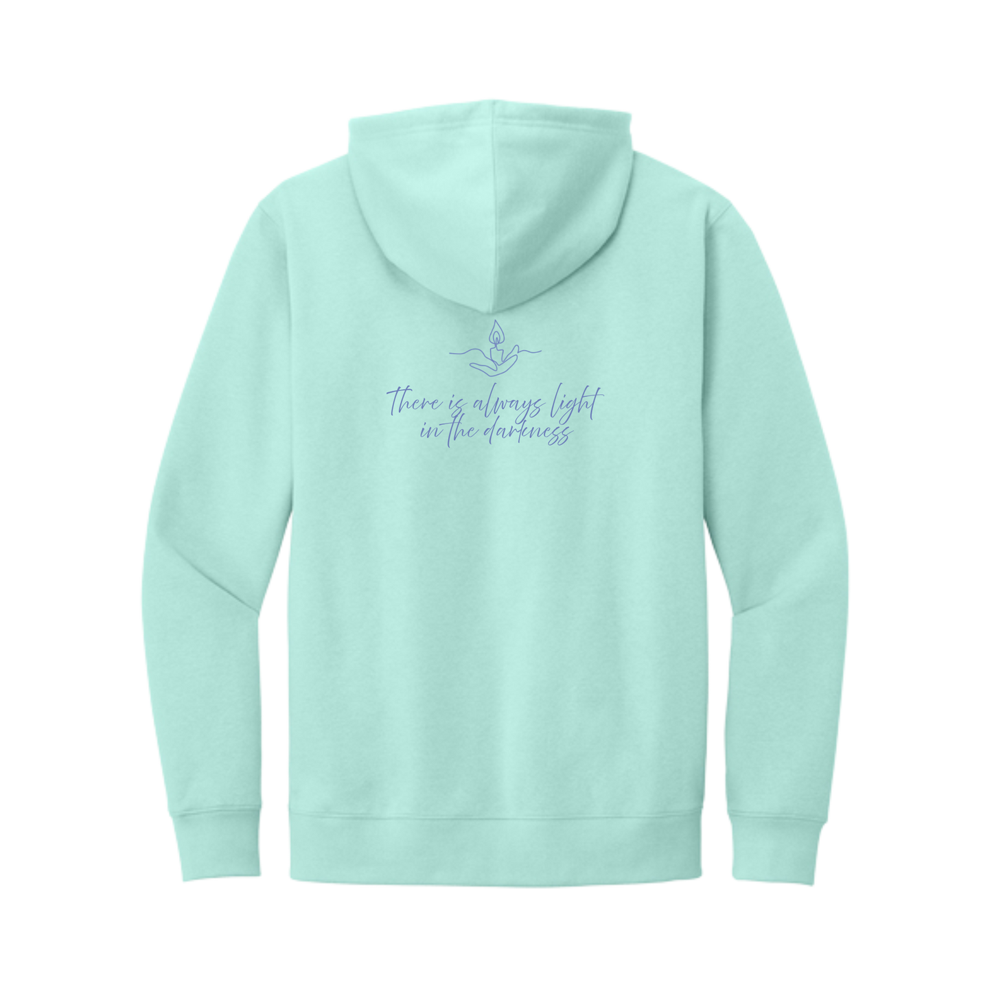 Light the Night for Hope - Hoodie - Sea Mist